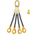 Строп ланцюговий чотирьохглковий самозакривн гаки з обмежувачем глки  4СЛ 425т